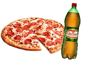 Pizza Gigante com Refrigerante por 45 reais